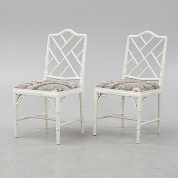 A 7-piece dining group, Miranda of Sweden, late 20th Century.