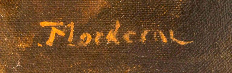 Joseph Mordecai, oil on canvas signed.