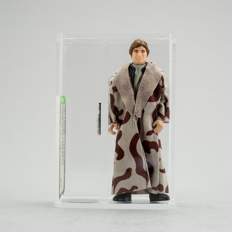 STAR WARS, 5 stycken actionfigurer, AFA-graderade, Kenner 1980-tal.