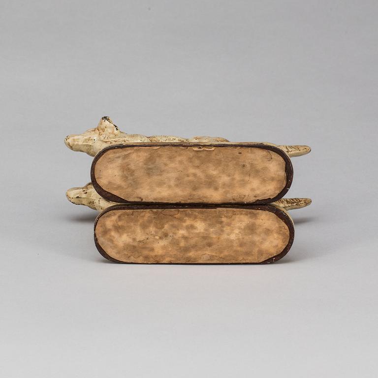 BOKSTÖD, ett par, 1900-tal.