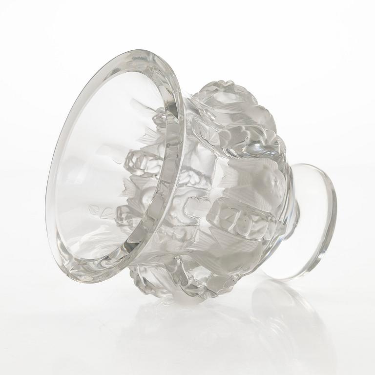 Skål, glas Lalique Frankrike.