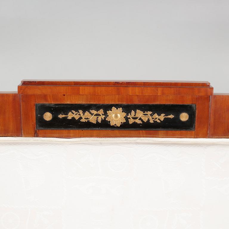 A Swedish Karl Johan sofa, made in the first half of the 20th century.