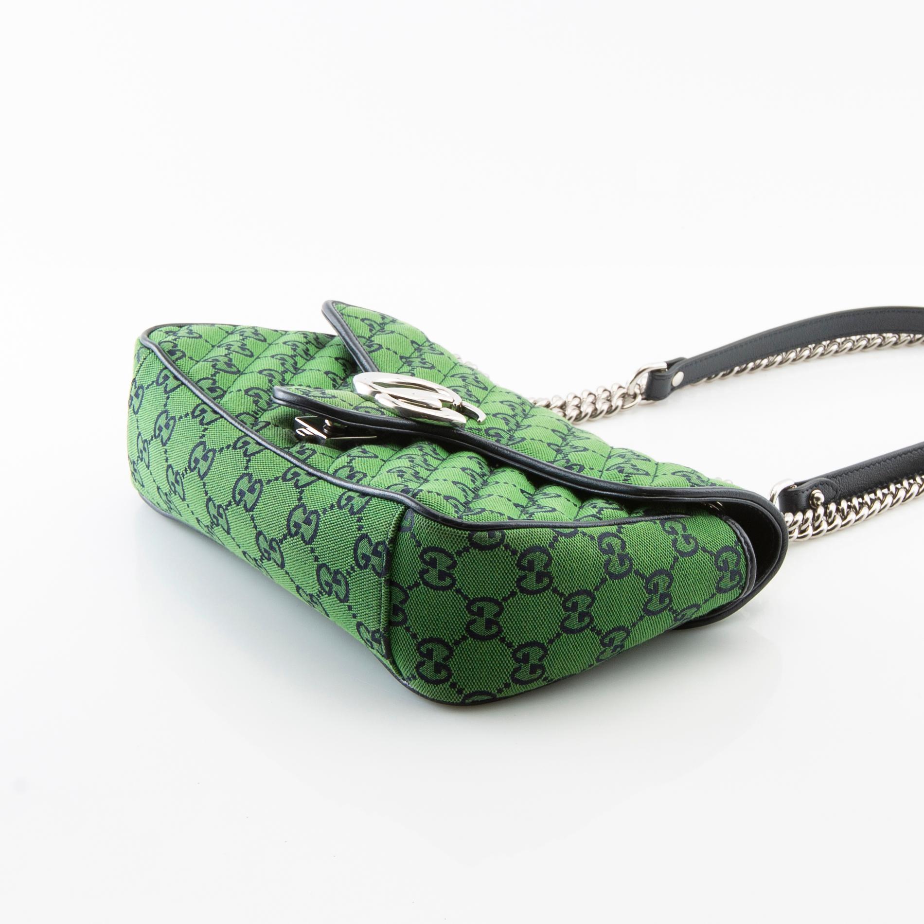 Gucci, Väska "GG Canvas Marmont Shoulder Bag Small".