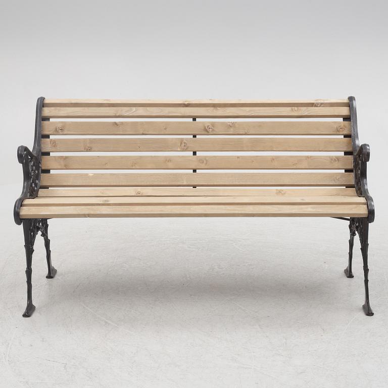 A garden sofa, 20th century.