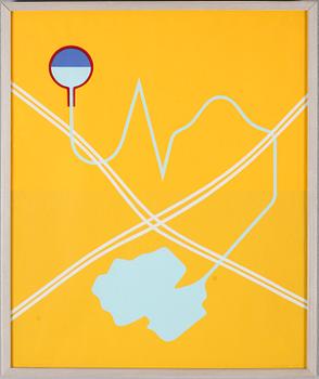 KG NILSON, silkscreentryck, signerad, daterad 1968 och numrerad EA 2/5.
