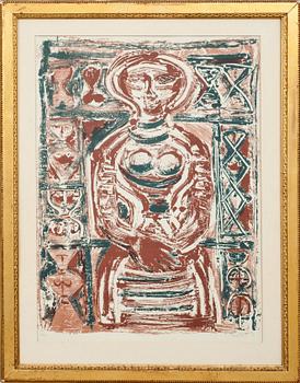 MASSIMO CAMPIGLI, Färglitografi, sign, numr 68/90 o dat 59.