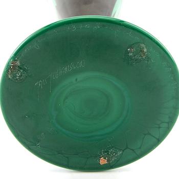 Jan Johansson, goblet, Graal, signed and dated Orrefors.