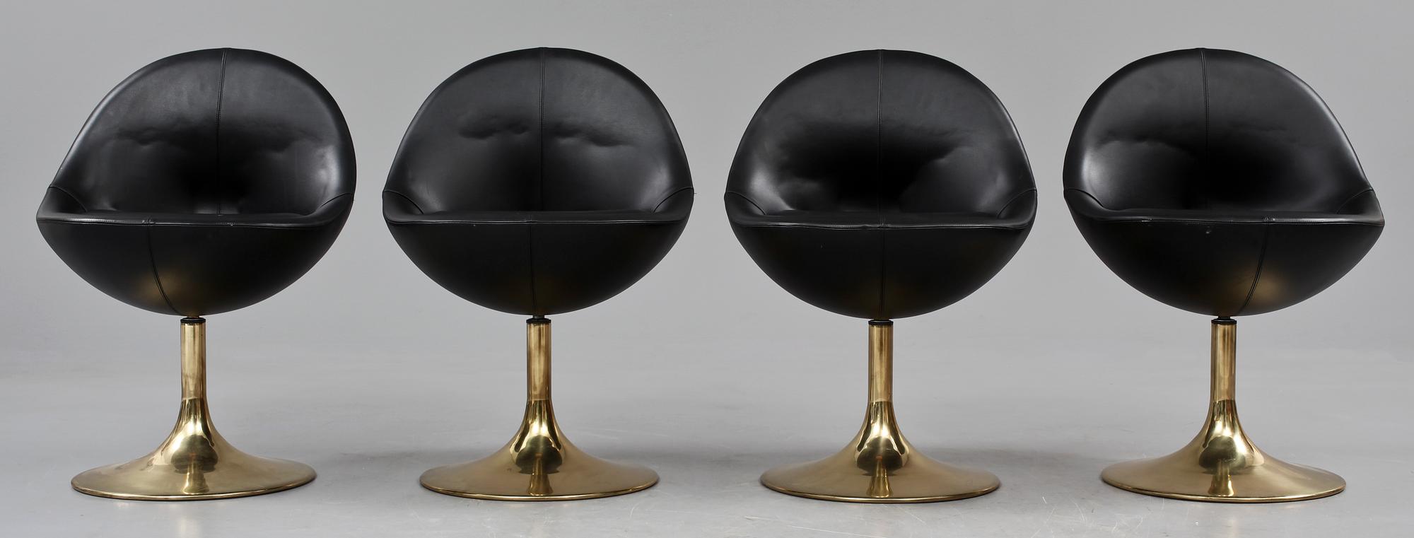 STOLAR, 4 st, "Venus", Johansson Design, 1900-talets andra hälft.