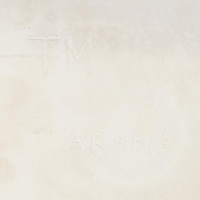 Toini Muona, relief, stengods, signerad TM Arabia.