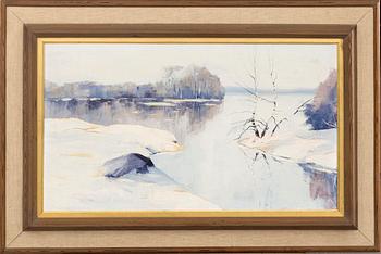 AXEL LIND, oil on canvas, signed.