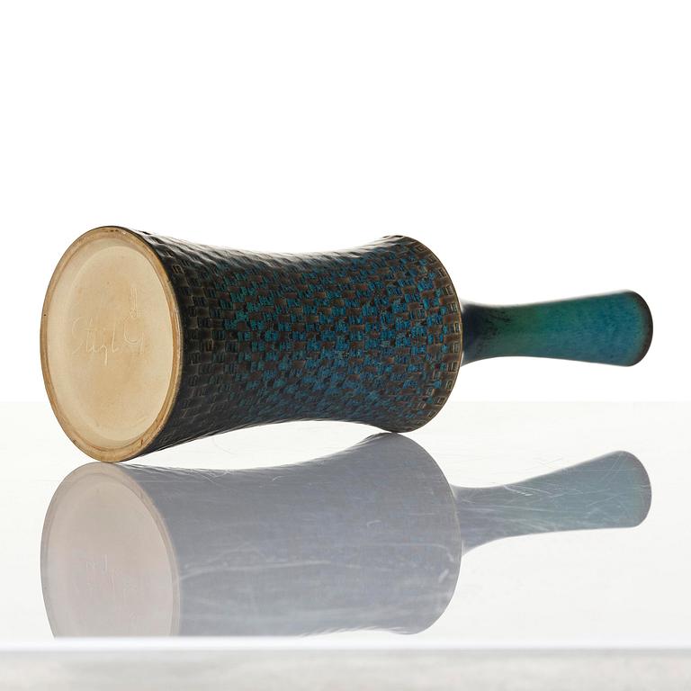 Stig Lindberg, a stoneware vase, Gustavsberg Studio, 1963.