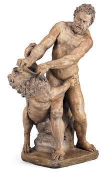 Hercules with the Nemean lion.