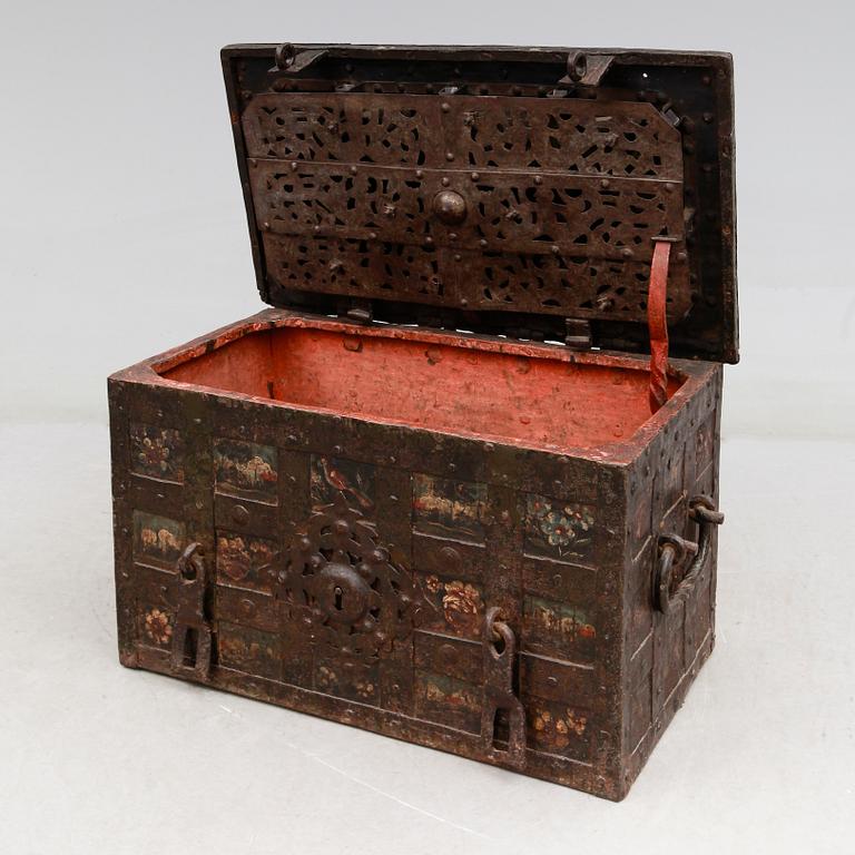 KISTA, järn, barock, 1600-tal.