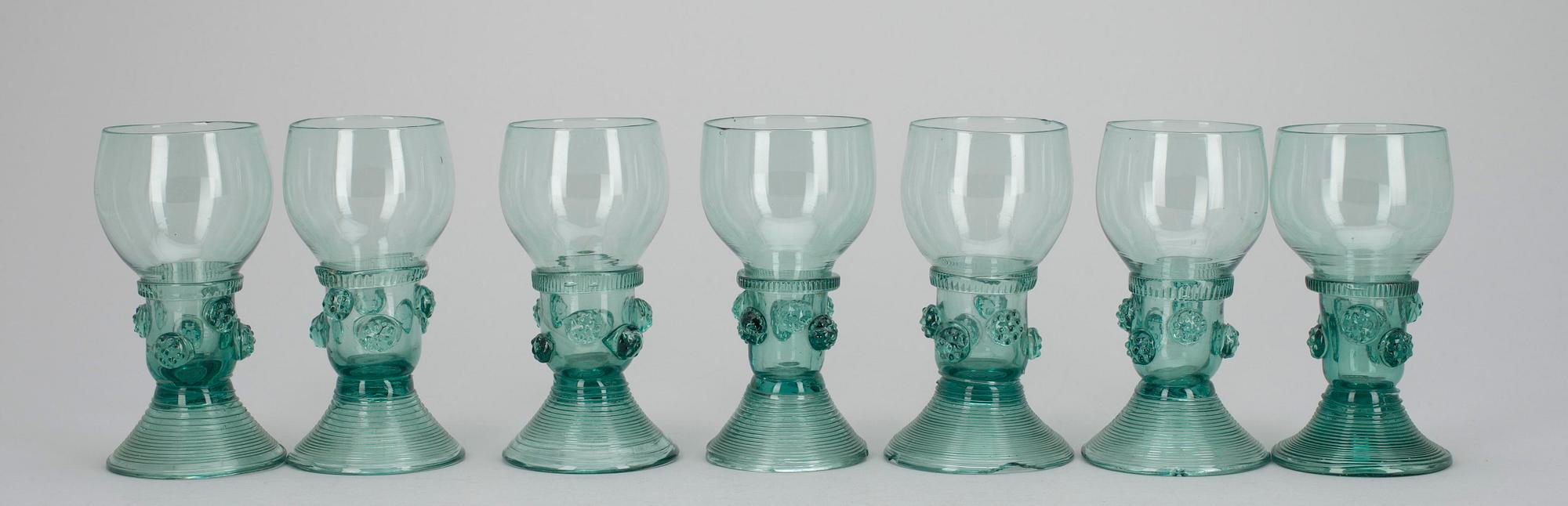 REMMARE, glas, 7 st, 1800-talets början.