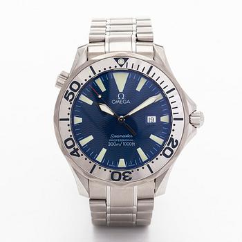 Omega, Seamaster, "Electric Blue", wristwatch, 41.5 mm.