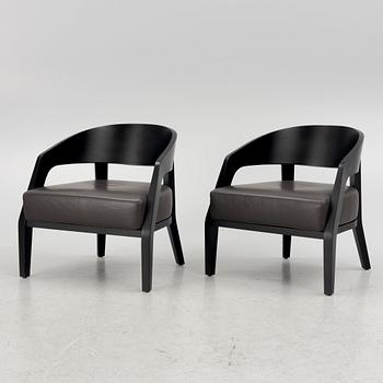 Margie Walraven, armchairs, a pair, "Porada Alba", for Porada.