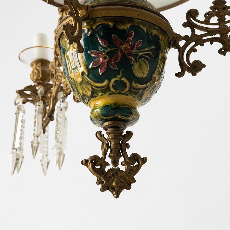 Takfotogenlampa, jugend, omkring 1900.