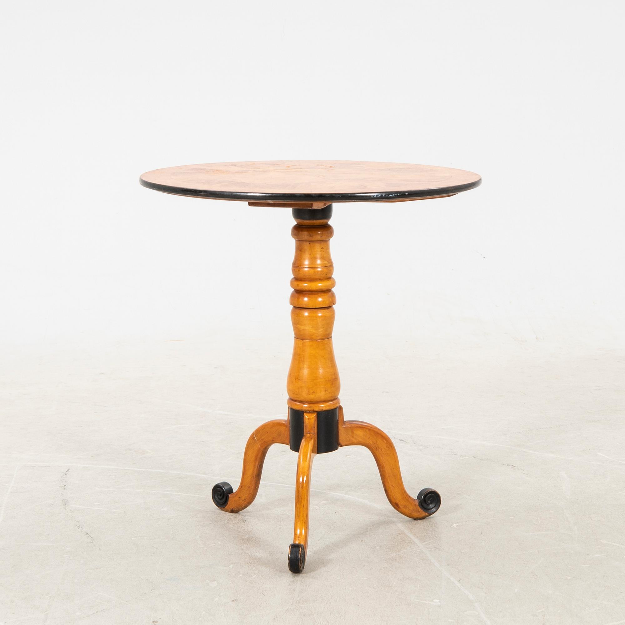 An elm table later part of the 19th century.