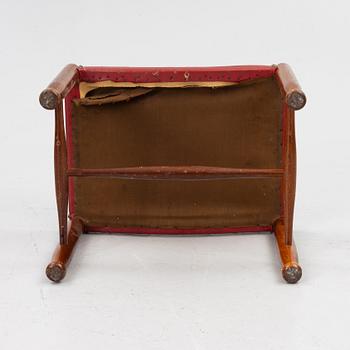 Josef Frank, a model 686 stool, Svenskt Tenn.
