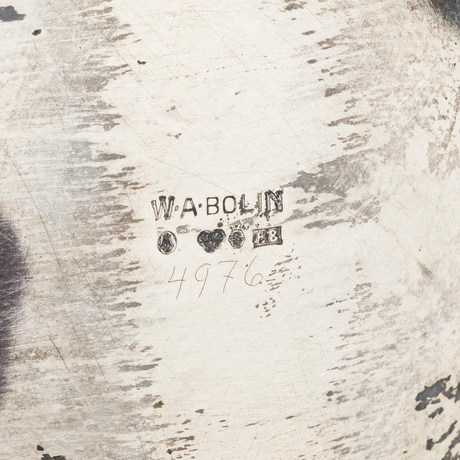 W.A. Bolin, Skål, silver, Stockholm 1931.