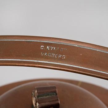 KAFFEKANNA, koppar, C Nyberg, Varberg, 1800-tal.