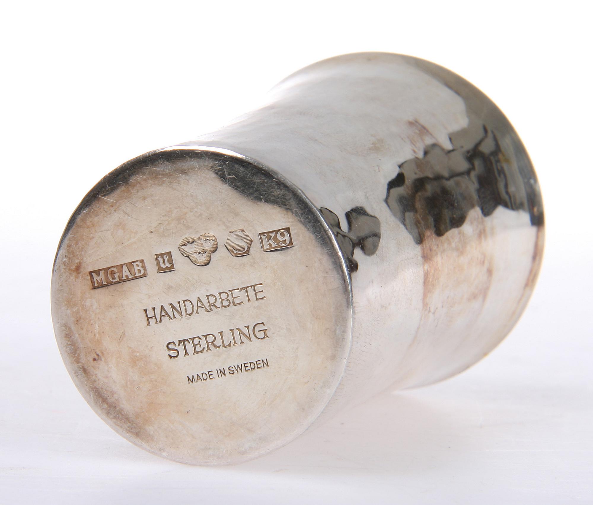 BÄGARE, 12 st, silver, MGAB, 1960. Tot. v . 900 g.