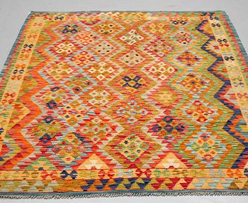 A RUG, kilim, ca 208 x 165 cm.