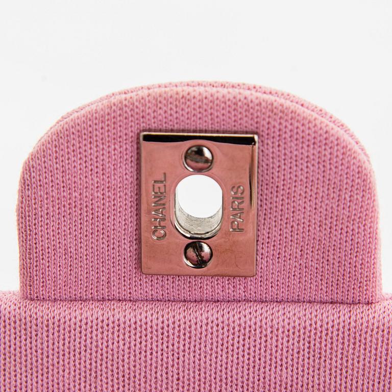 Chanel, "Pink Jersey Double Flap Bag", väska, 1997-1999.