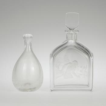 KARAFF samt VAS, glas, Nils Landberg & Kaj Franck.