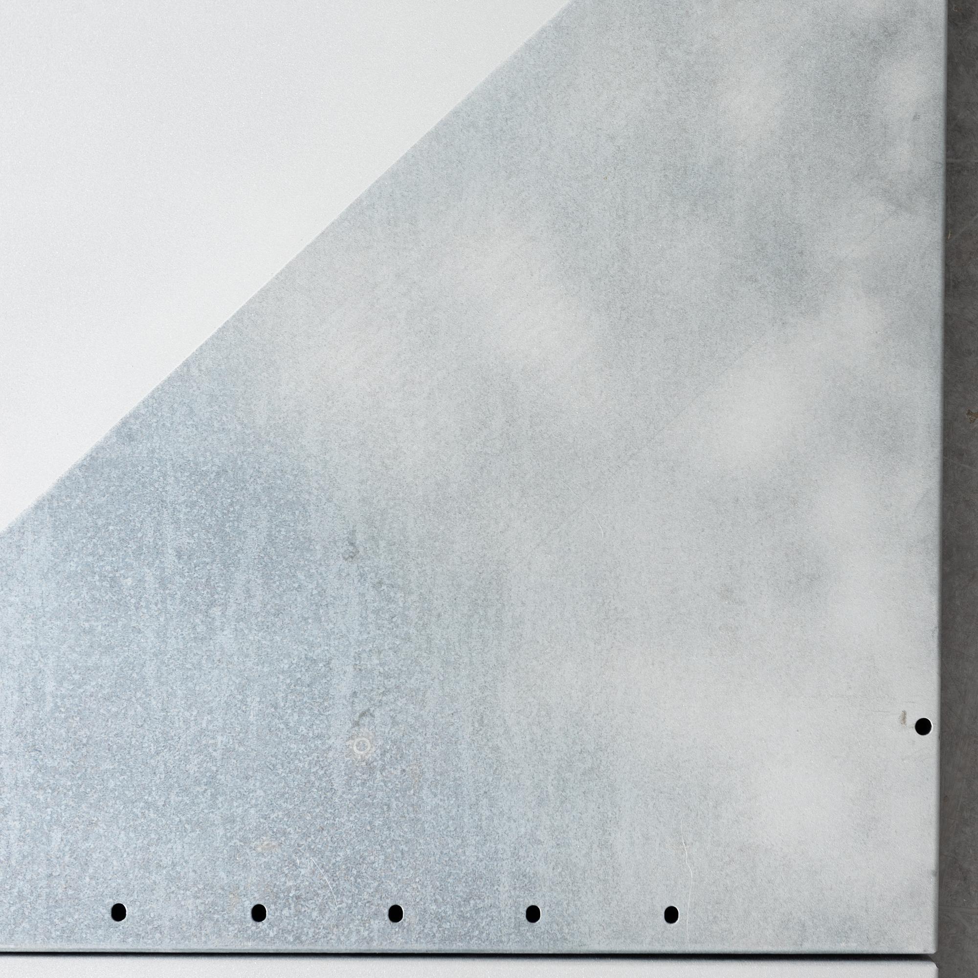 Olof Inger, spray on plate, 8 parts, 2012, signed verso.