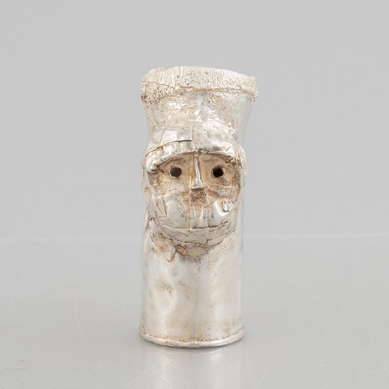 A silver vase, mark of Lars Arby, Gothenburg, Sweden 1975.