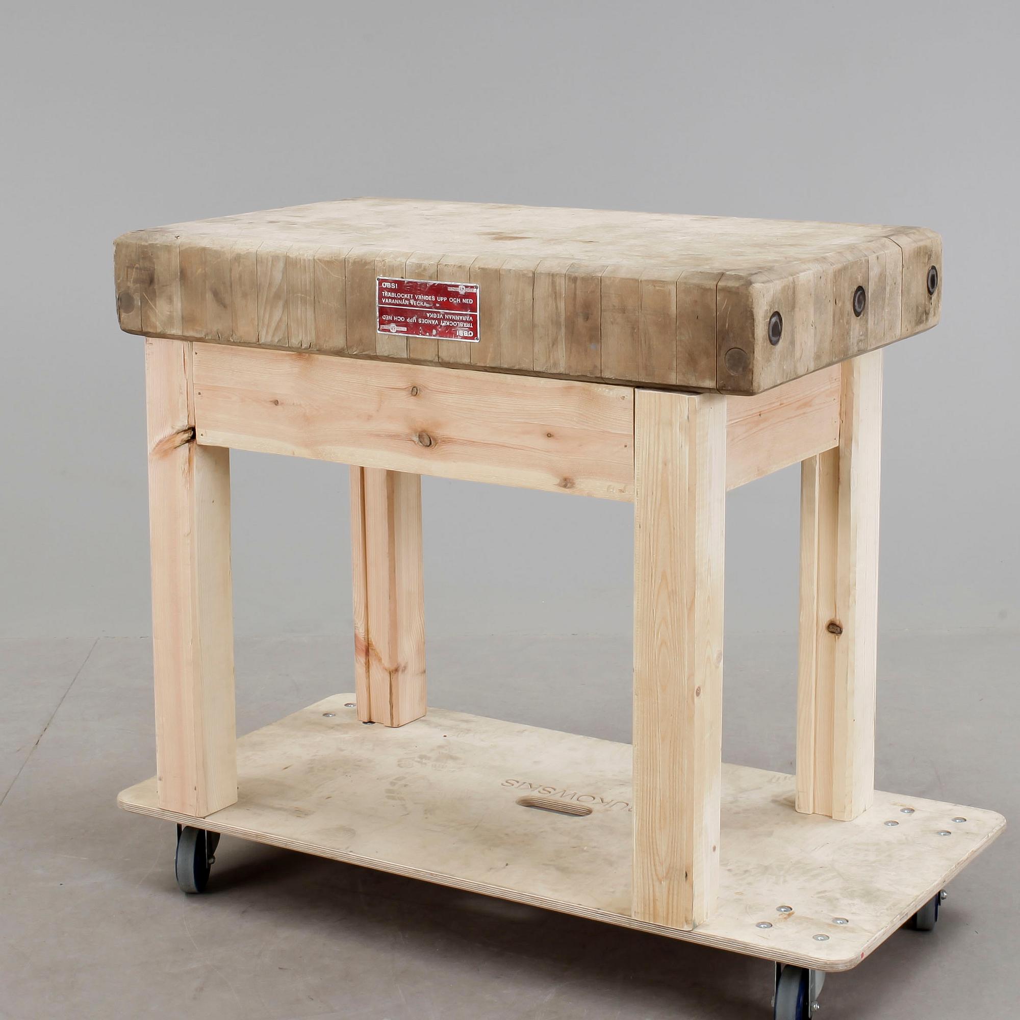 SLAKTARBÄNK, 1900-talets andra hälft.