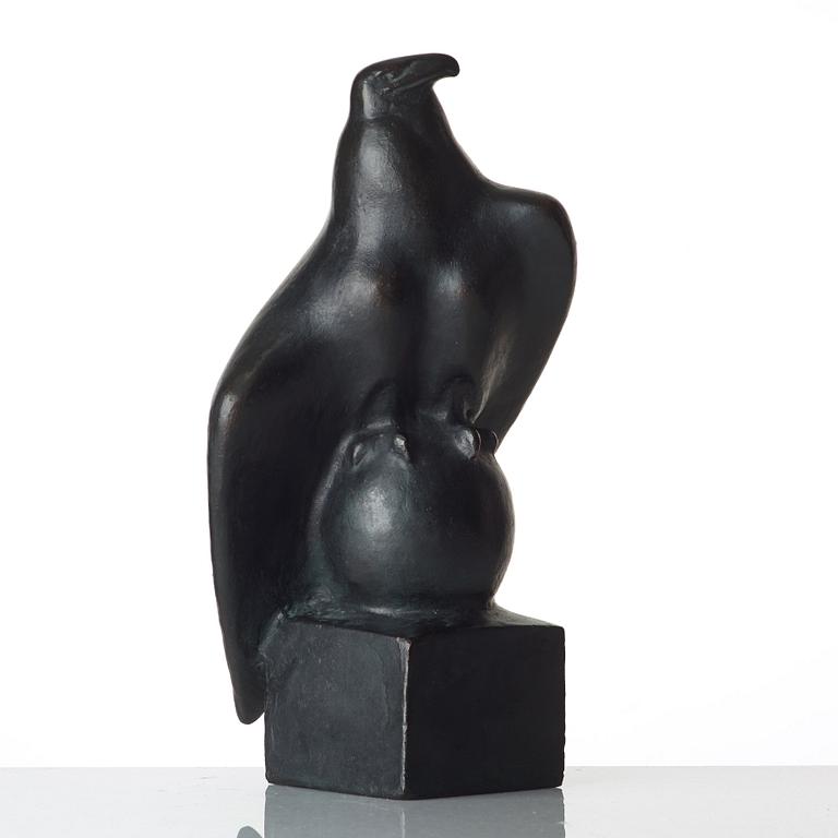 CARL MILLES, sculpture. Bronze, signed with a stamp CM and numbered 12/12. Height 34 cm.