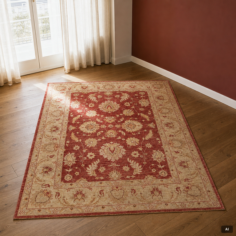 An Ushak carpet, c. 238 x 170 cm.