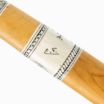 Calle Gran, bear spear, signed.