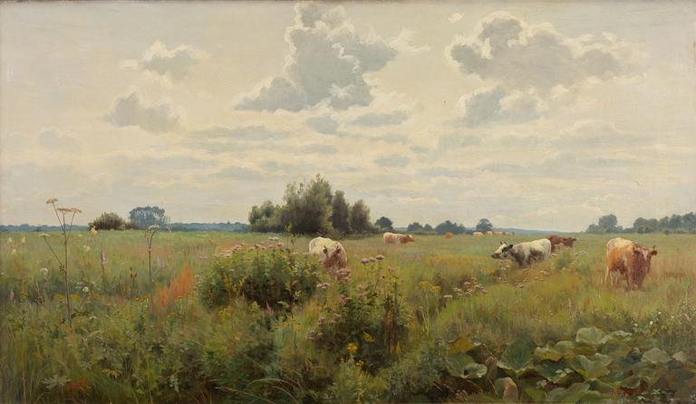 William Sidney Cooper, Grazing Cattle.