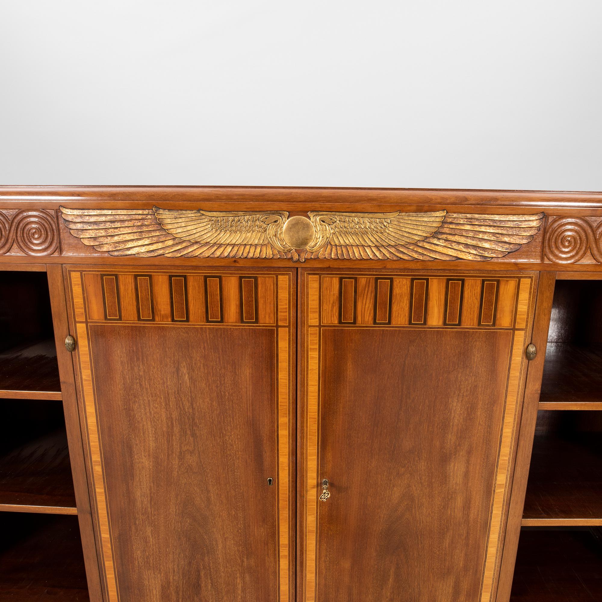 Cabinet with bar section circa 1900.