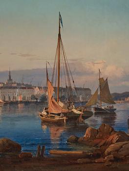 Carl Frederik Sørensen, Stockholm from Riddarholmen.