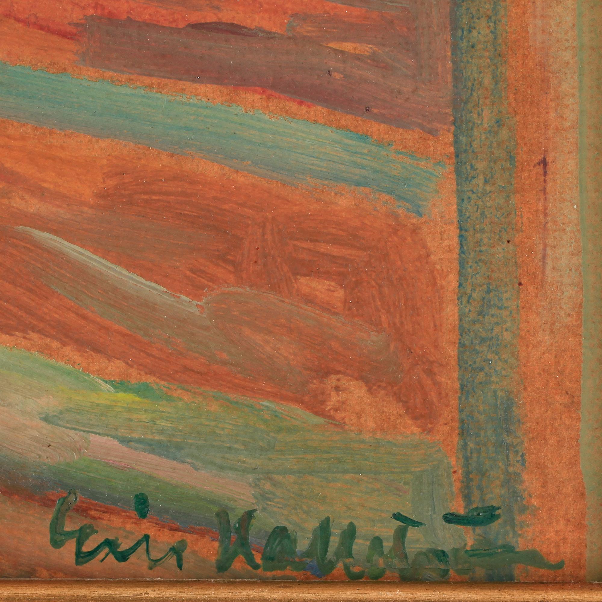 ERIC HALLSTRÖM, olja på duk, sign.