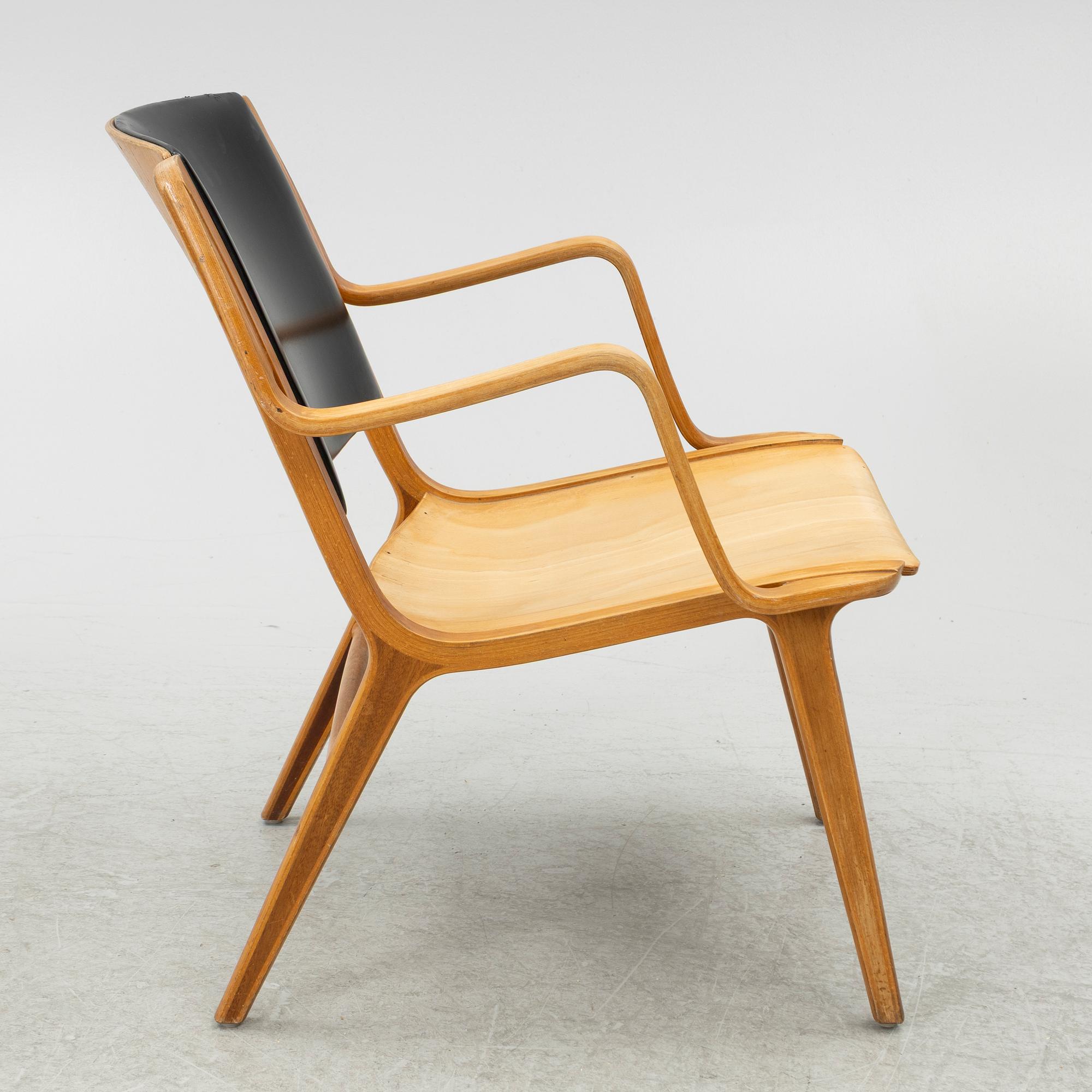 Peter Hvidt & Orla Mølgaard Nielsen, fåtölj, "AX Chair", Fritz Hansen, Danmark, 1960-tal.