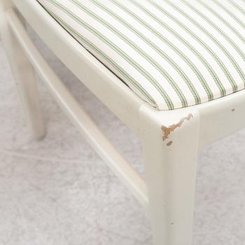 Carl Malmsten, chairs, 4 pcs, "Herrgården", Bodafors, 1961.