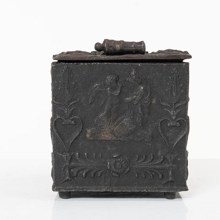 Tobaksburk, troligen Söderfors bruk, Uppland, daterad 1837, Empire.