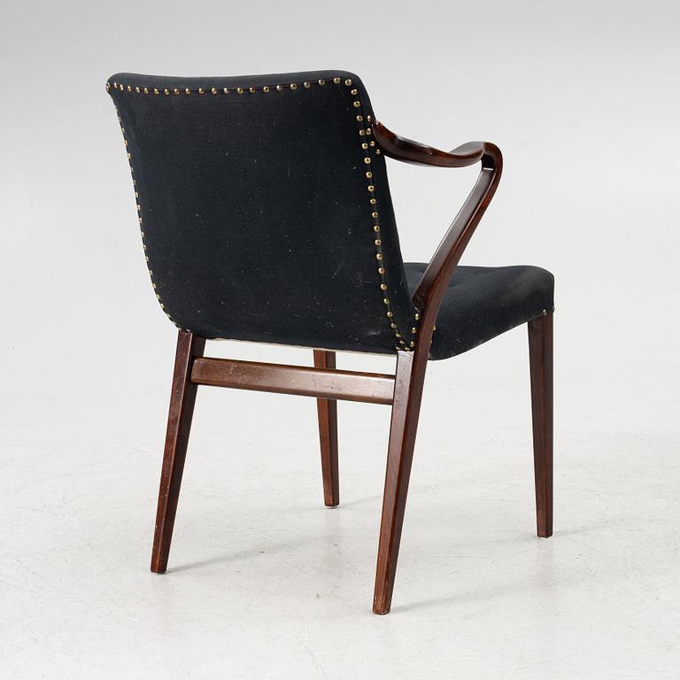 Axel Larsson, a model 1208 armchair, Svenska Möbelfabrikerna Bodafors.