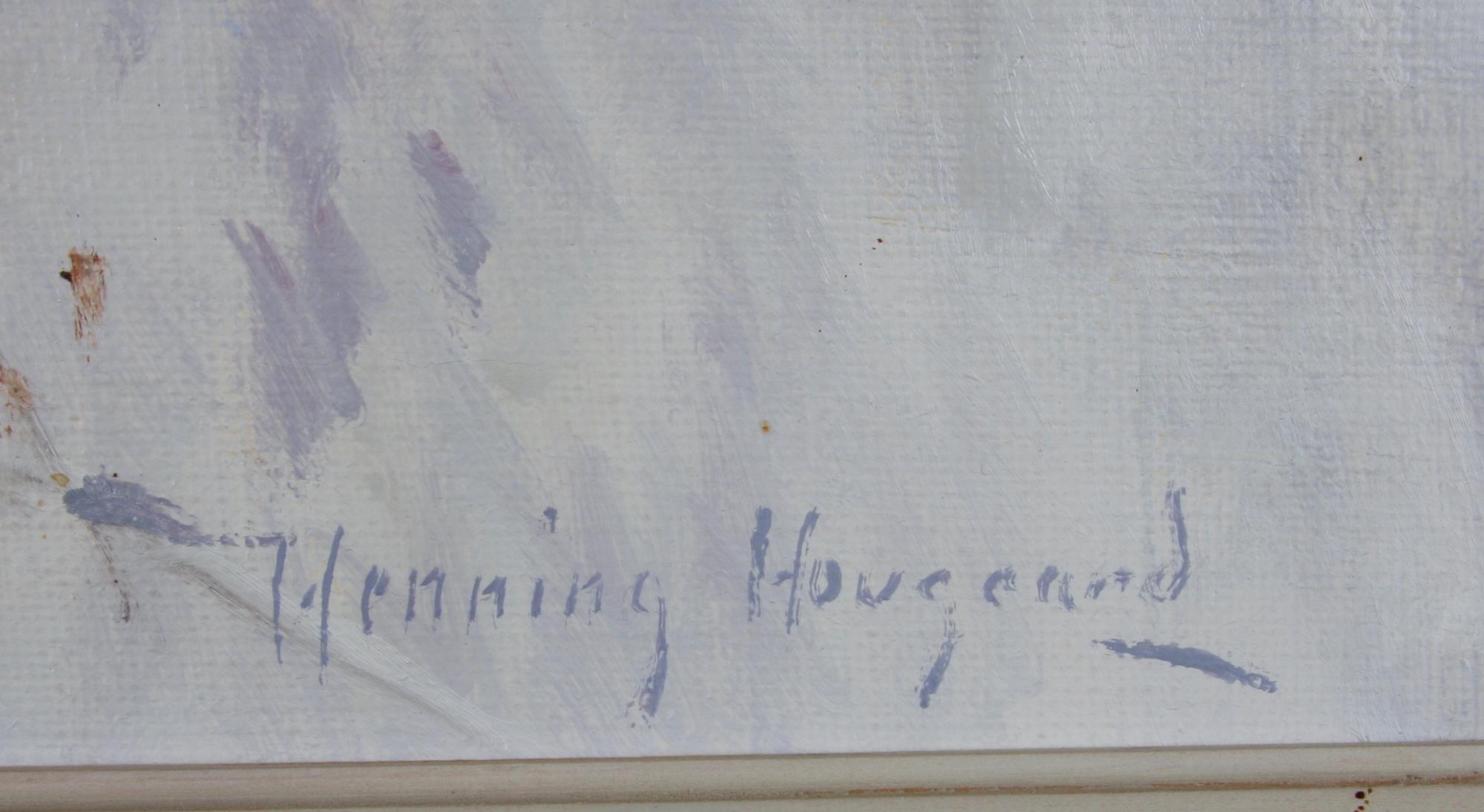 HOUGAARD, HENNING, olja på duk, sign.