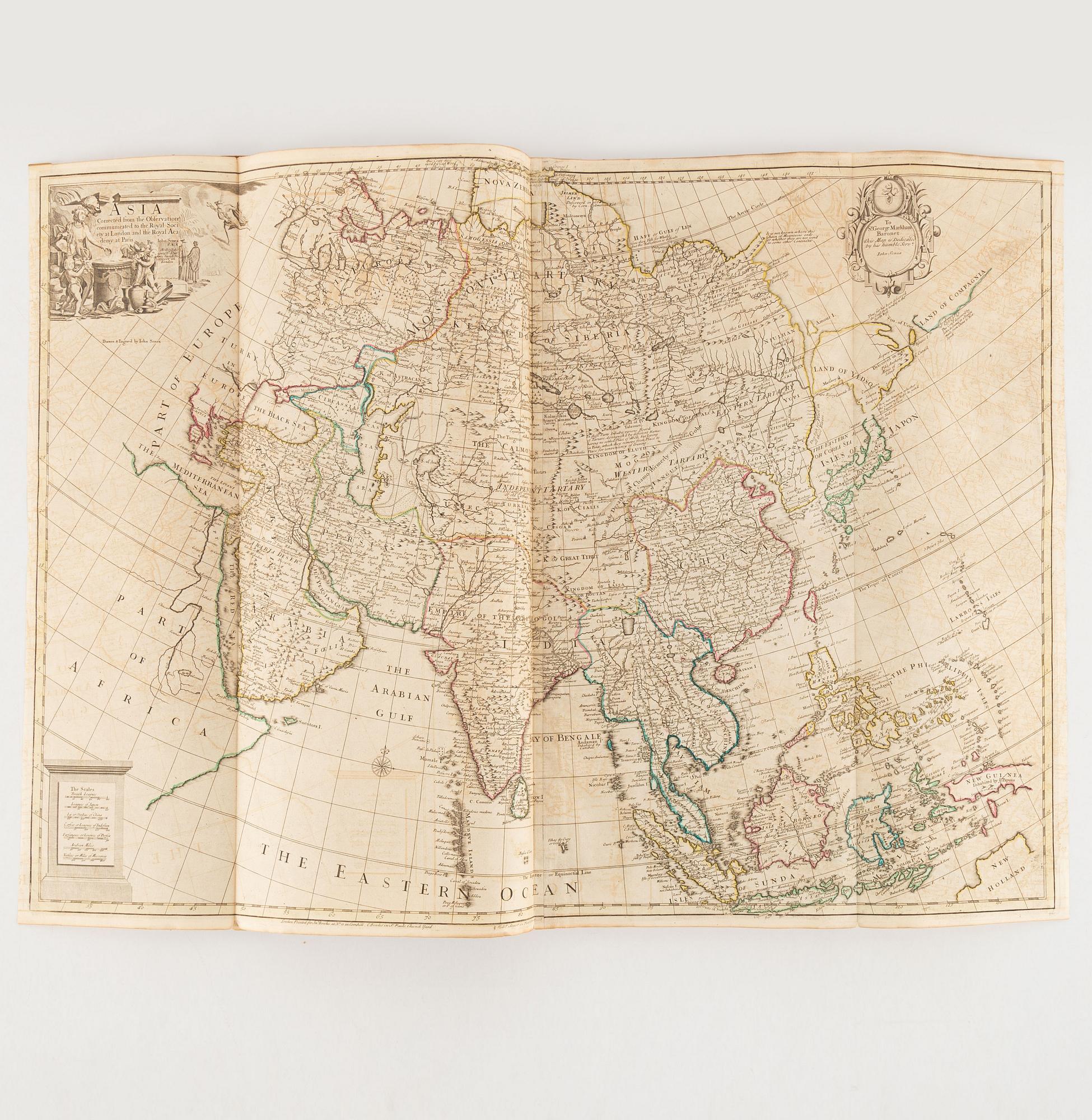 Atlas with 32 engraved maps.