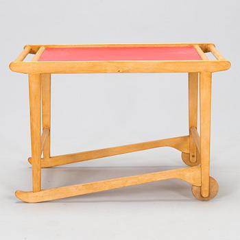 Ilmari Tapiovaara, a 1940's tea trolley for Keravan Puuteollisuus, Finland.