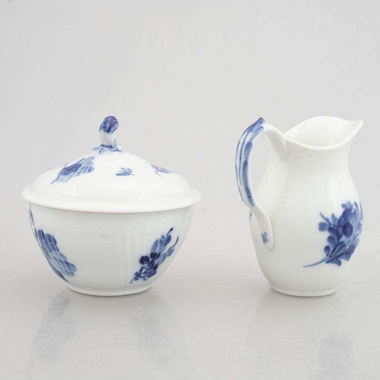 Royal Copenhagen, a 27-piece coffee service, 'Blue Flower', Denmark.