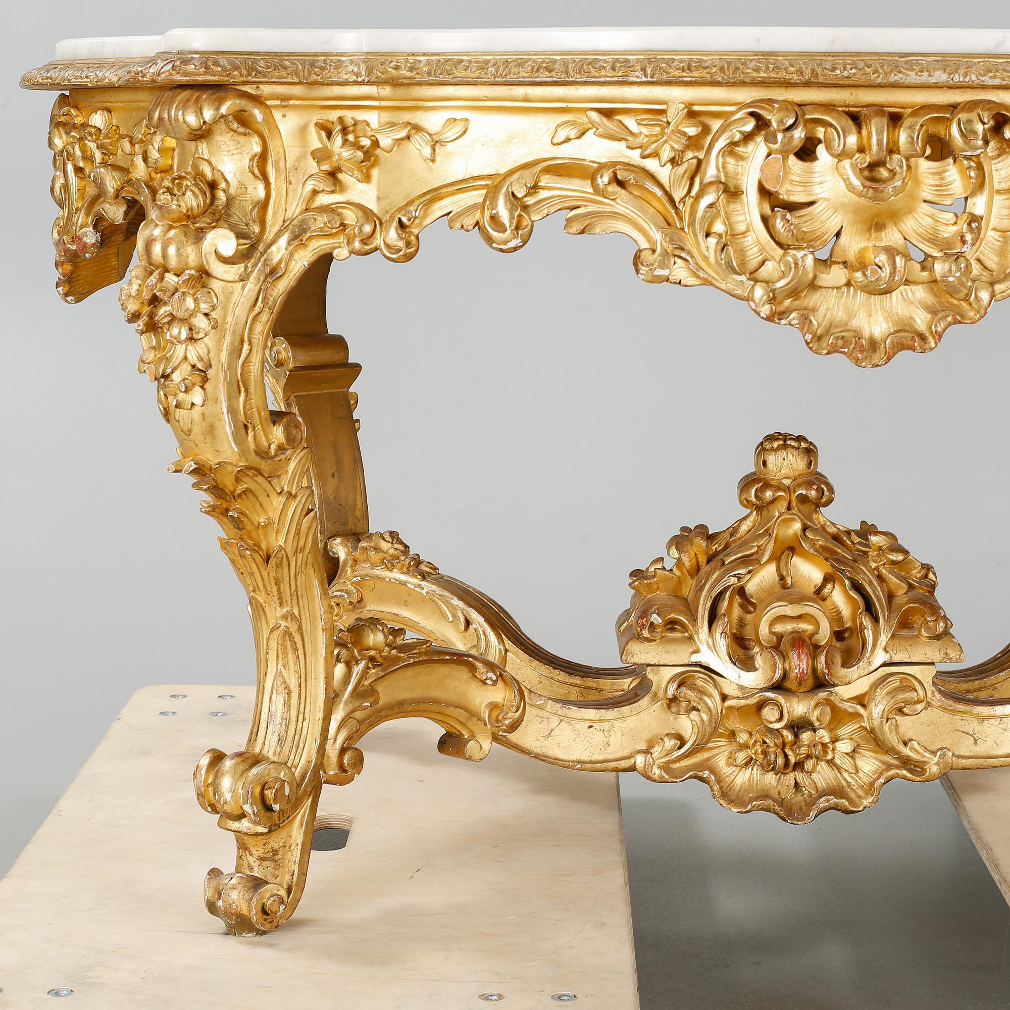 A Louis quinze style table from the later 19th century.