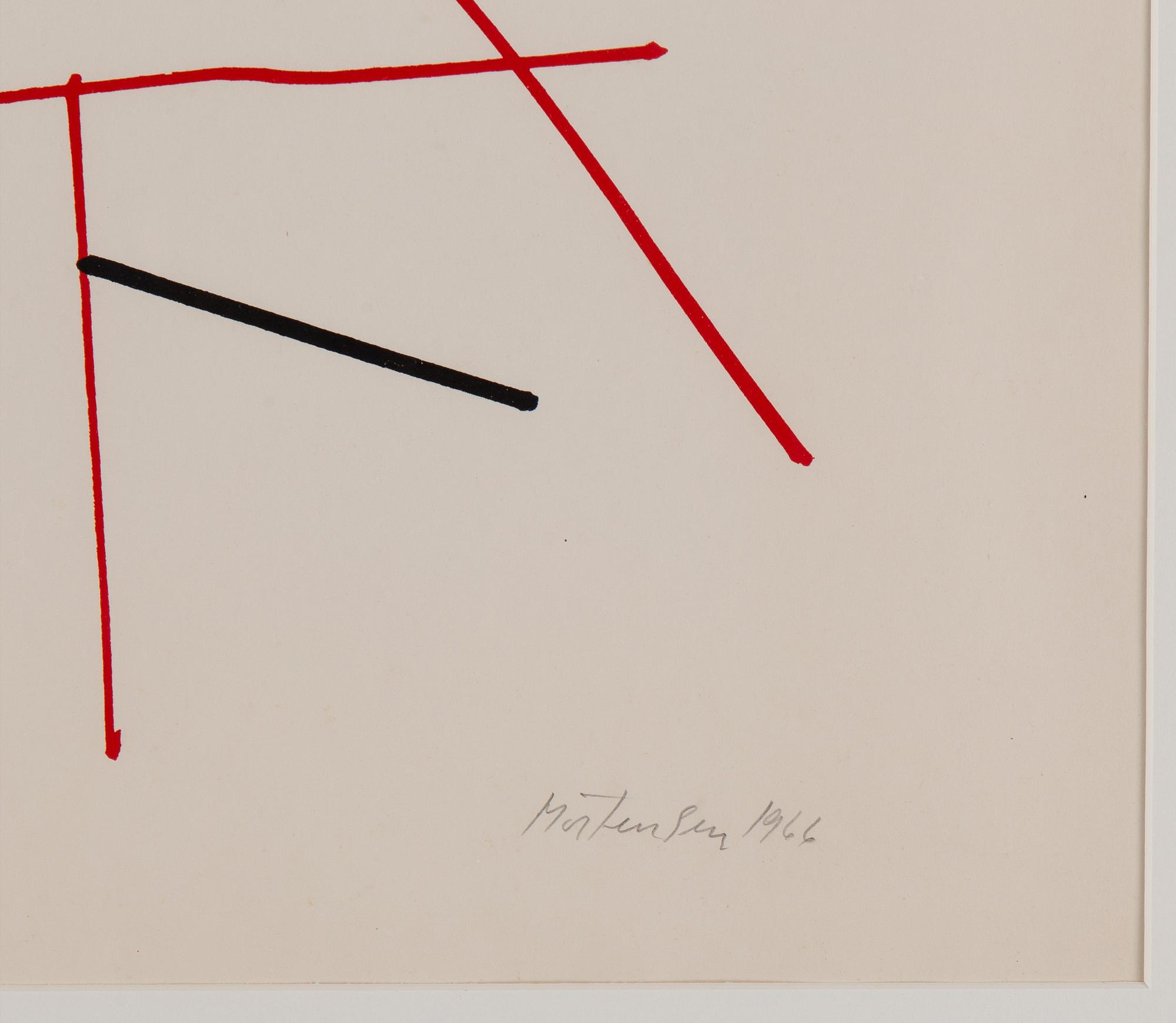 RICHARD MORTENSEN, färgserigrafi, 1966, signerad, 23/75 XXV.