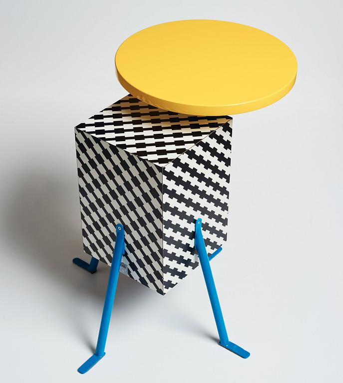 Michele De Lucchi, a "Kristall" table for Memphis, Italy.